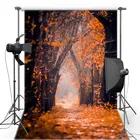 Виниловый фон для фотосъемки MEHOFOTO с изображением листьев осени, леса, новый тканевый фланелевый фон для свадебной фотостудии, реквизит F2752