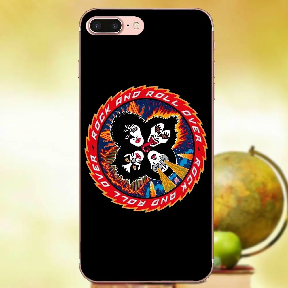 Soft TPU Fashion Kiss Let's Rock Band For LG Nexus 5 5X G2 G3 mini spirit G4 G5 G6 K4 K7 K8 K10 2017 V10 V20 V30 Stylus | Мобильные