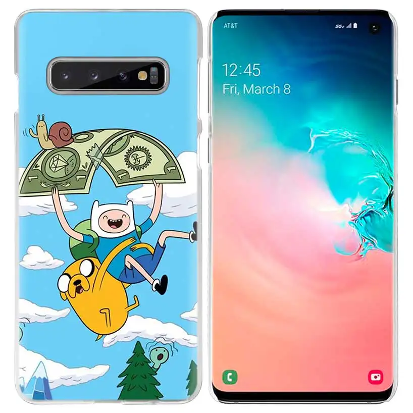 07 Из мультфильма «Время приключений» чехол для samsung Galaxy S10 5G S10e S9 S8 M30 M20 M10 J4 J6 плюс J8 Note 8 9 чистой твёрдой ПВХ-чехол для телефона чехол - Цвет: 07