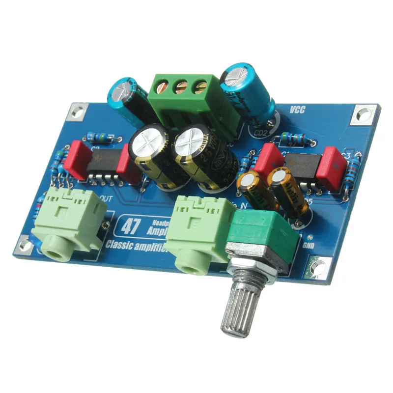 LEORY Advanced 47 PCB DIY комплекты усилителя для наушников аудио усилитель мощности плата модуль усилитель для наушников внешний член