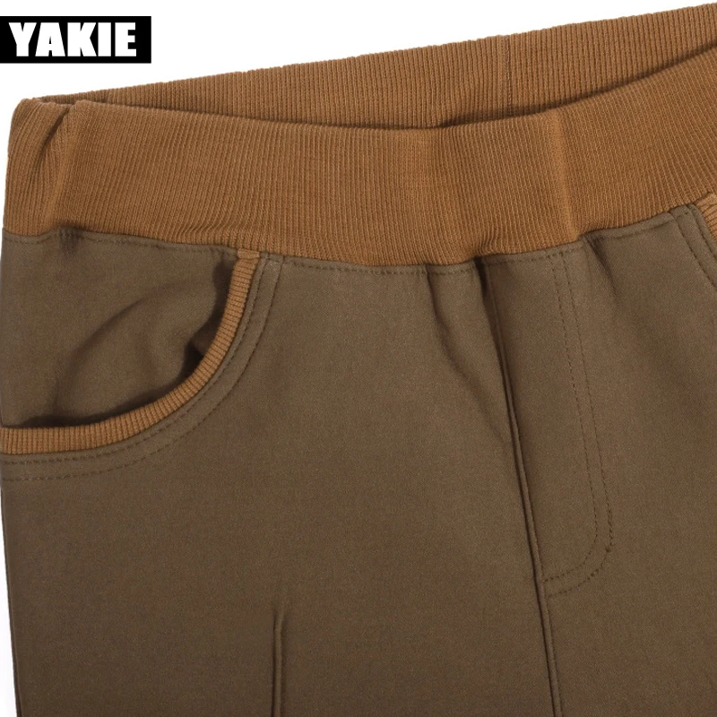 Женские осенне зимние эластичные брюки карандаш с завышенной талией 2018 плотные