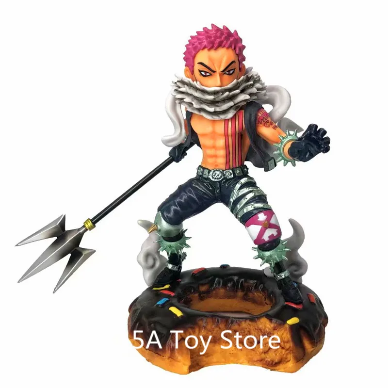 Аниме One Piece Three Sweet Commanders Charlotte Katakuri Donuts Verslon ПВХ экшн фигурка Коллекционная модель