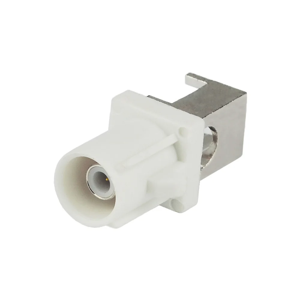 

Eightwood 5PCS Fakra White Plug Male End Launch PCB Mount RF Coaxial Connector Adapter for Satellite Radio Automotive