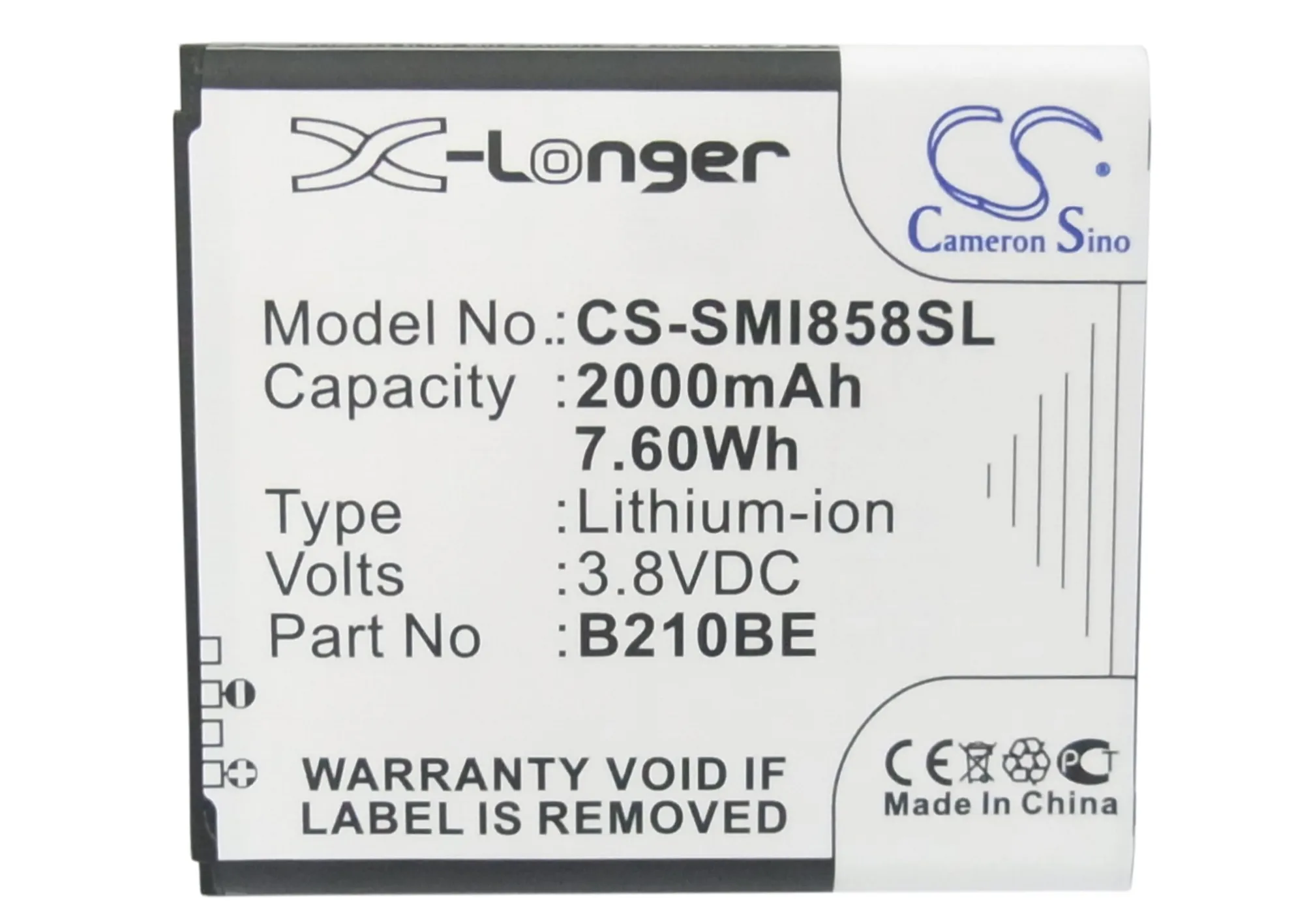 Cameron Sino батарея 2000 мАч B210BC B210BE B210BU для Samsung Galaxy Core Advance GT i8580 SHW M570 M570K M570S|2000mah battery|cameron
