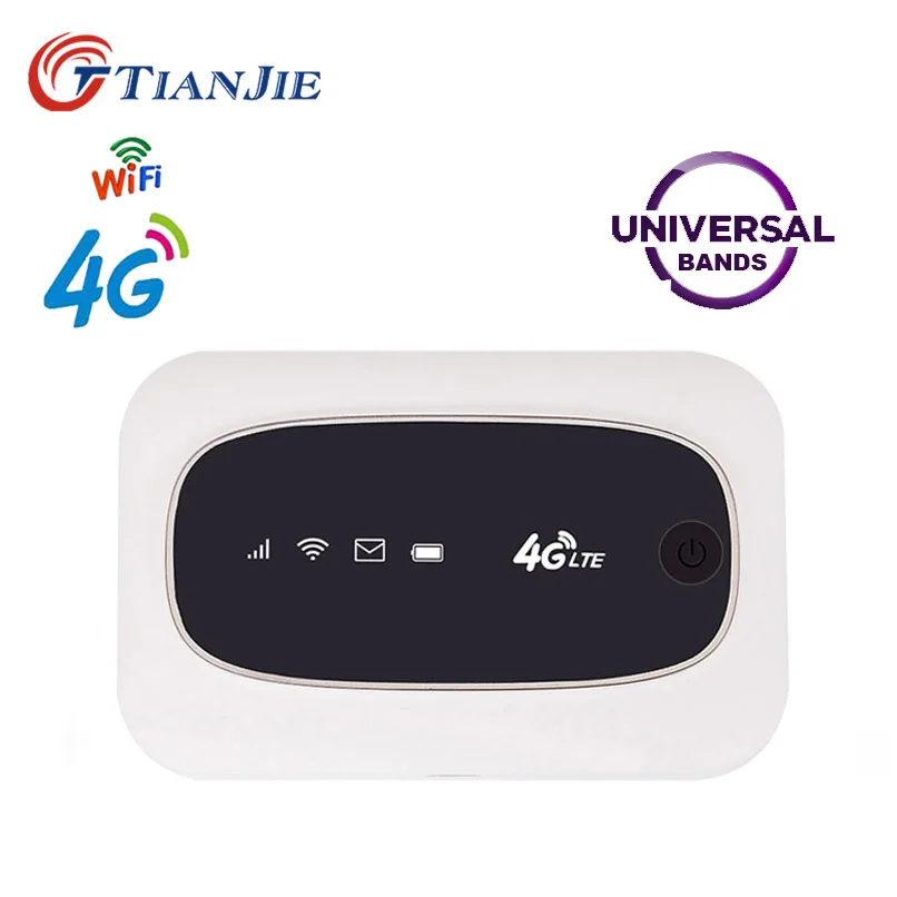 TIANJIE Универсальный 4G Wifi роутер беспроводной мини мобильный Wifi портативный карманный хот-спот автомобильный 3g 4G разблокированный модем со слотом для sim-карты