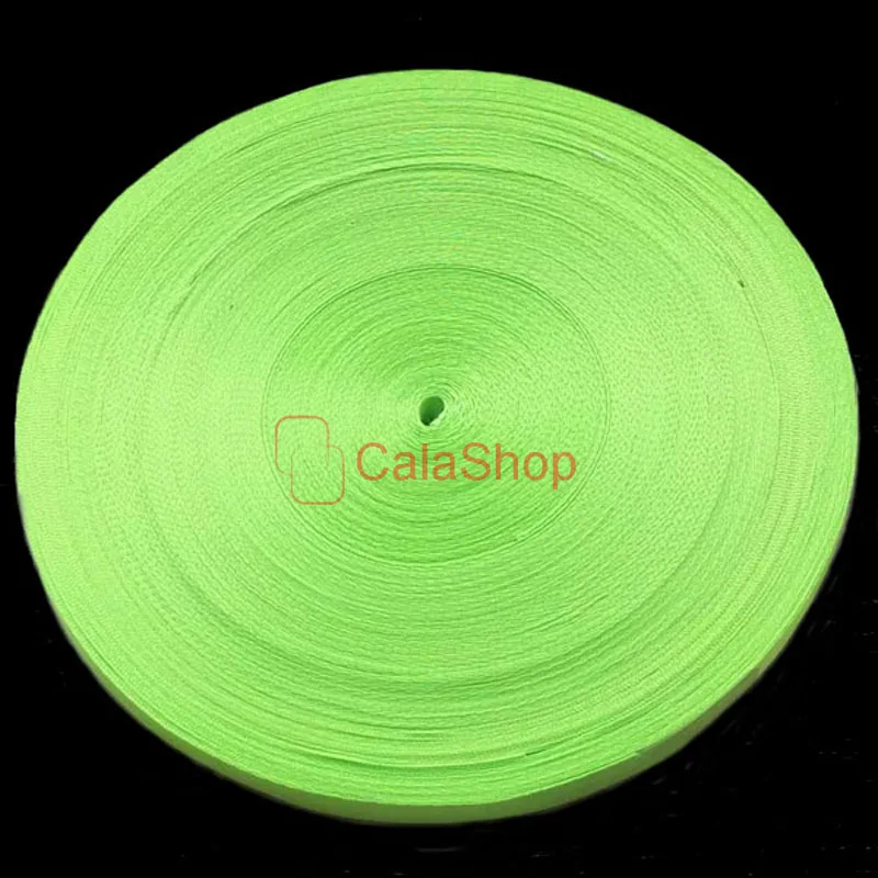 Light Green 25 ярдов/лот 10 мм 3/" нейлоновая сетчатая лента пряжки-зажимы для ремня ремешок крюк ремень ремесло - Цвет: Light Green