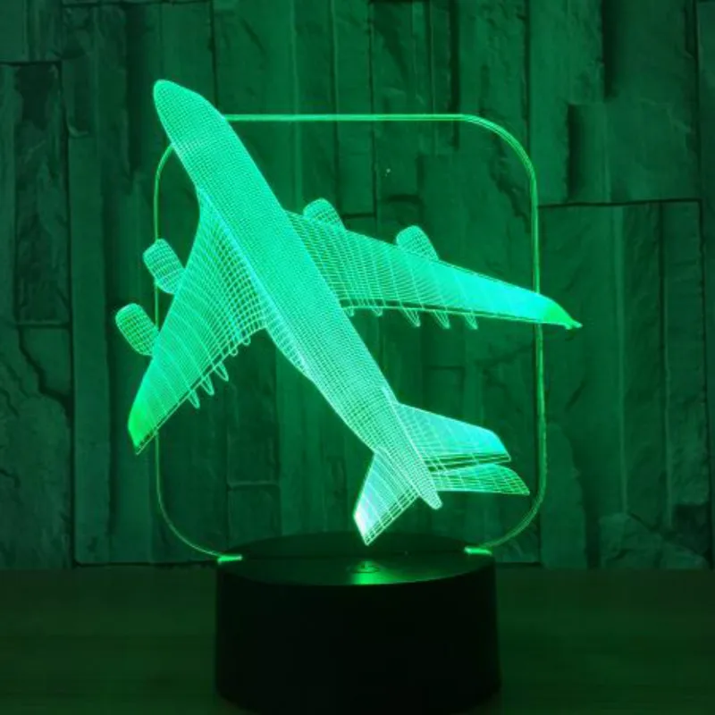 Подарок игрушечный самолет легкий контроль Воздушный 3D свет светодиодный