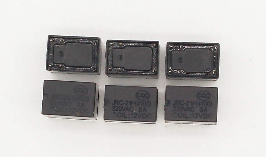 20 шт. миниатюрное реле PCB 6 контактов мини реле постоянного тока 3 в 5 в 9 в 12 в JRC-21F 4100 реле