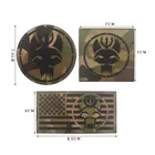 SealTeam инфракрасный ИК патч котики SWAT обратный патчи Multicam военные КП камуфляжные отражающая вставка нагрудный знак крючок петля