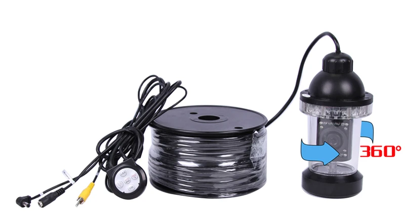 Бесплатная доставка HD 600 TVL CR006B с кабелем 20 100 м подводная камера 360 градусов