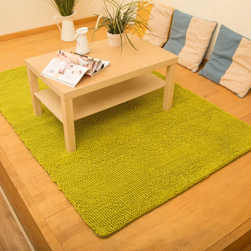 17 цветов Нескользящие коврики из синельной ткани красные для ванной домашний