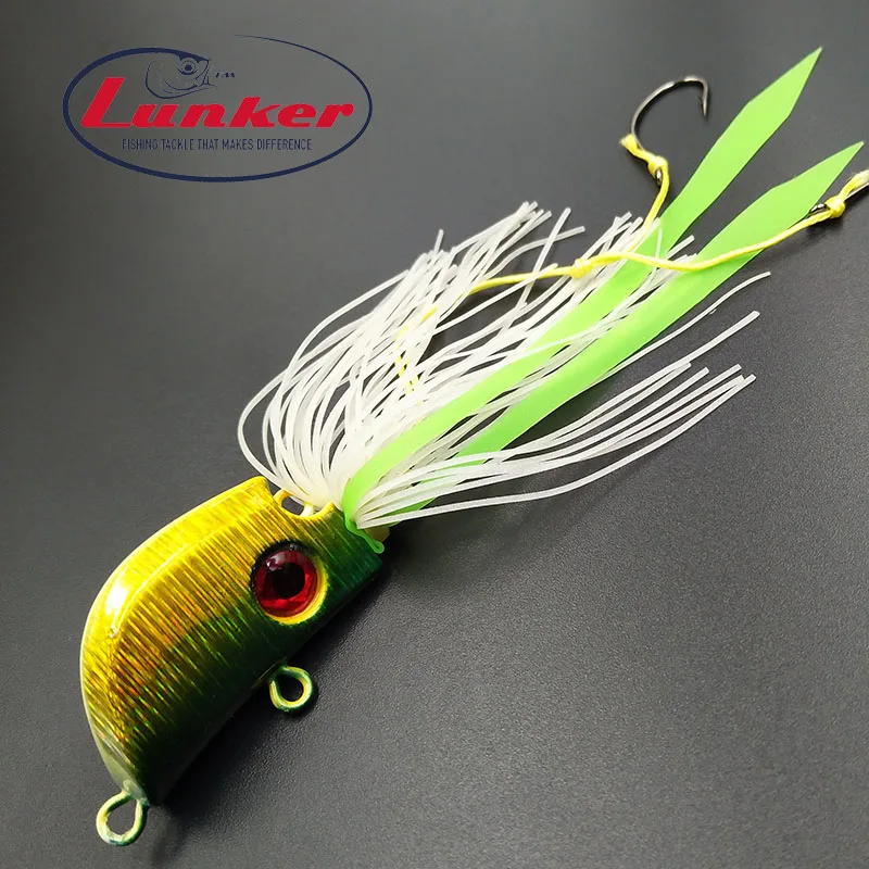 Lunker madai tai kabura резиновая 25 45 г 65 85 металлическая медленная Мормышка красная