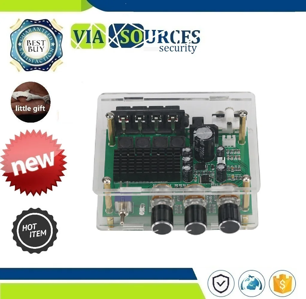 Предусилитель тон высокого Мощность DC12 24V 1 шт. GHXAMP TPA3116D2 80 Вт * 2 стерео усилитель