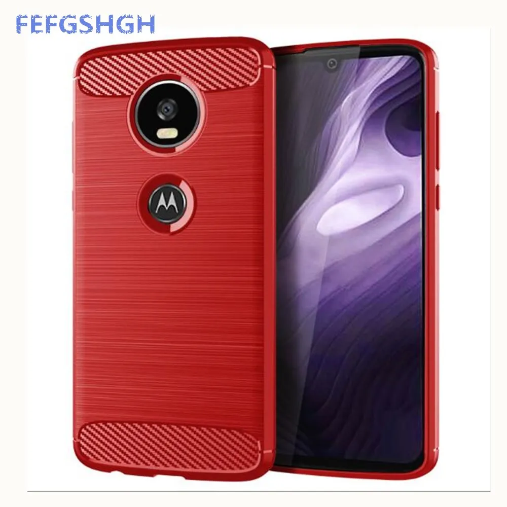 Carbon Fiber Cover For Motorola Moto Z4 Play Case Rubber Silicone Phone Cases Back | Мобильные телефоны и аксессуары