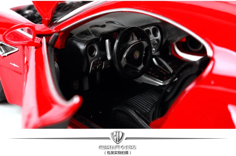 Buurago 1:18 2007 Alfa Romeo 8C Competizione спортивный автомобиль литая модель автомобиля игрушка в коробке Новое поступление 12077