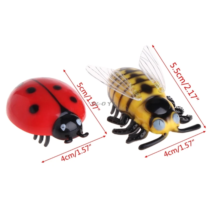 

New Mini Electric Dog Cat Pet Toy Teaser Interactive Pet Beetle Cicada Auto Electric Walking Insect Toys Supplies