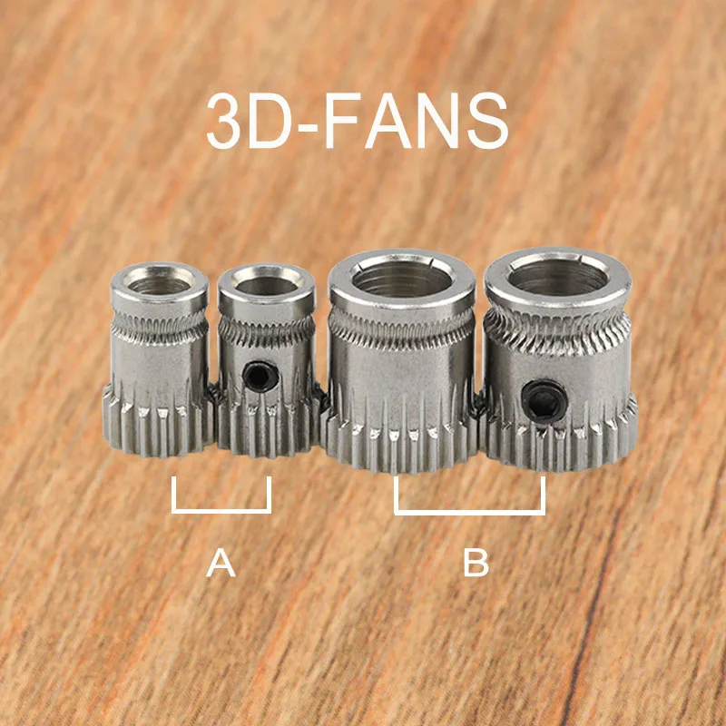 1 шт. 3D принтеры Prusa i3 MK2/MK3 клонирован Btech двойной передач DIY стальные блоки с