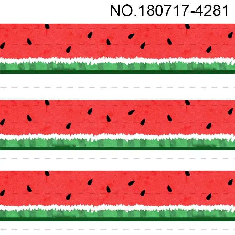 10 ярдов-Различные размеры-корсажная лента с принтом фруктов-милая и популярная