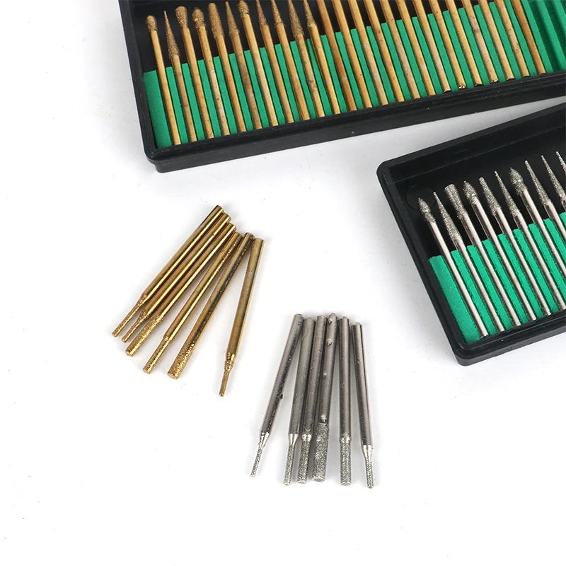 Dutoofree titanium-Plated алмазная шлифовальная насадка 30 комплектов Острая Игла сплав