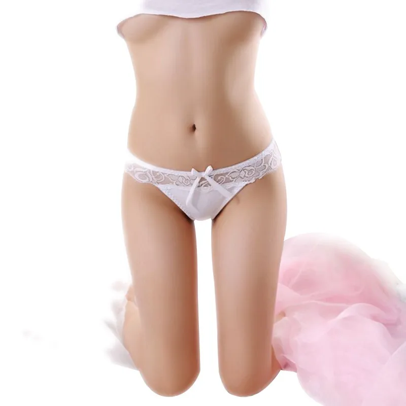 Comfortable Women's Lace Transparent Breathable Seamless Panties V String Lingerie Panty Underwear for Girls Thongs Knickers