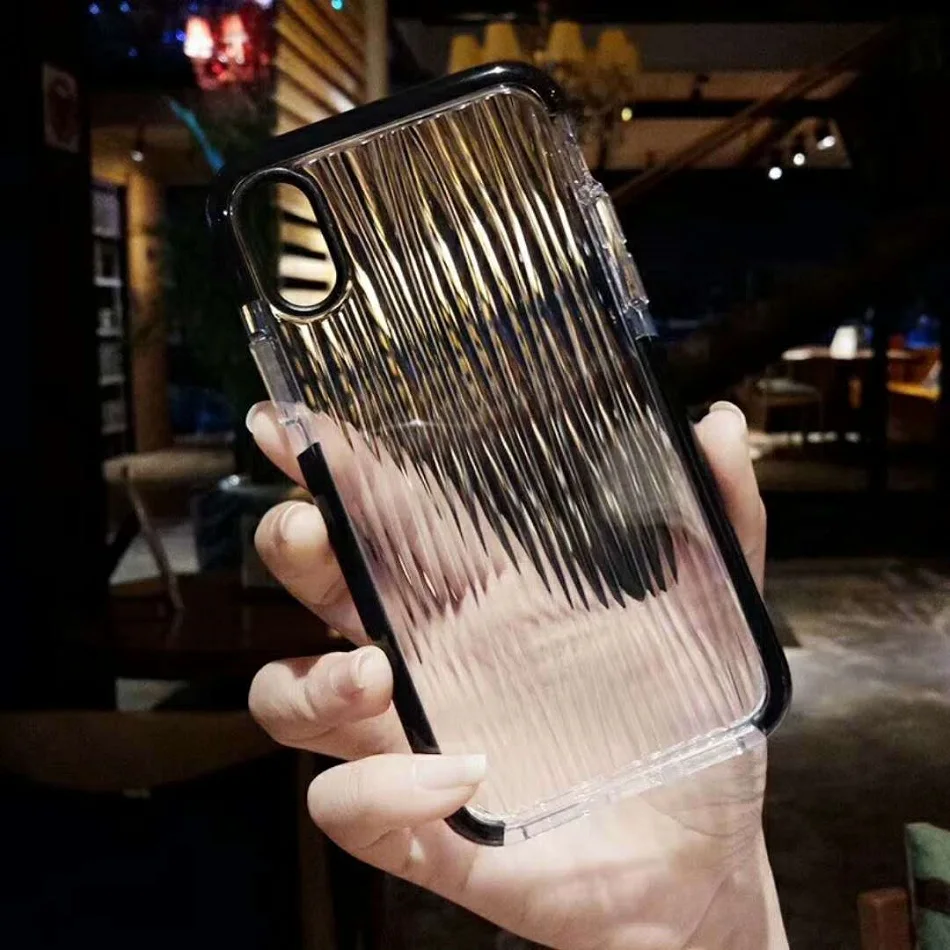 Чехол для мобильного телефона с водяными рябями iPhone X XS XR MAX 6 7 8 Plus Модный мягкий