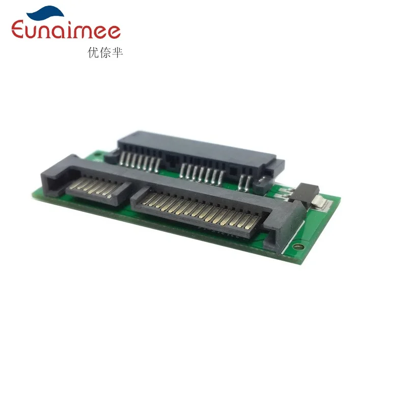 

Адаптер Eunaimee 1,8 Micro Sata 7 + 7 + 2pin 16-Pin SSD Female к 2,5 inch 7 + 15pin Male для жесткого диска HDD