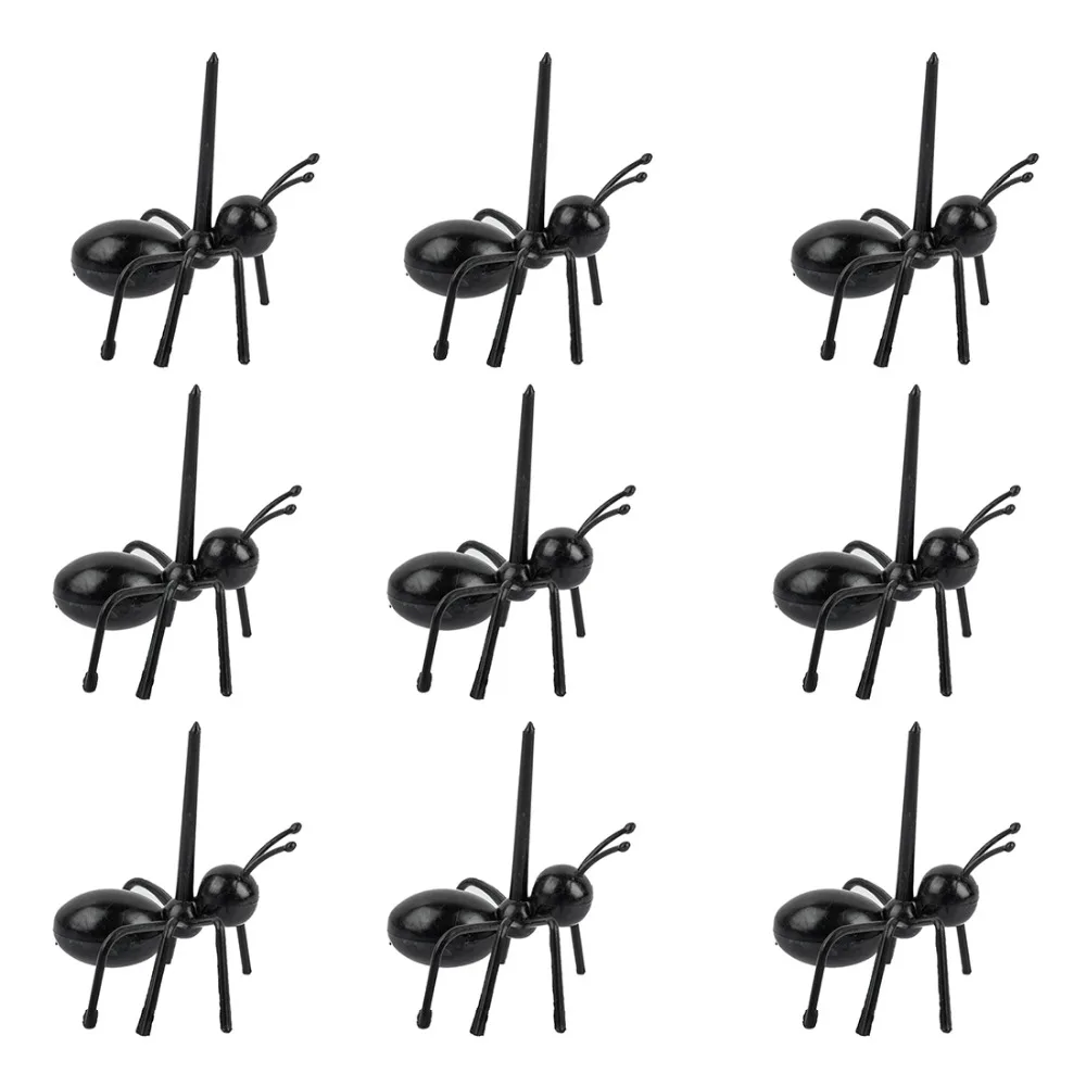 Фруктовая вилка 12 штук форма муравья вилки закуска пирог десерт посуда для дома