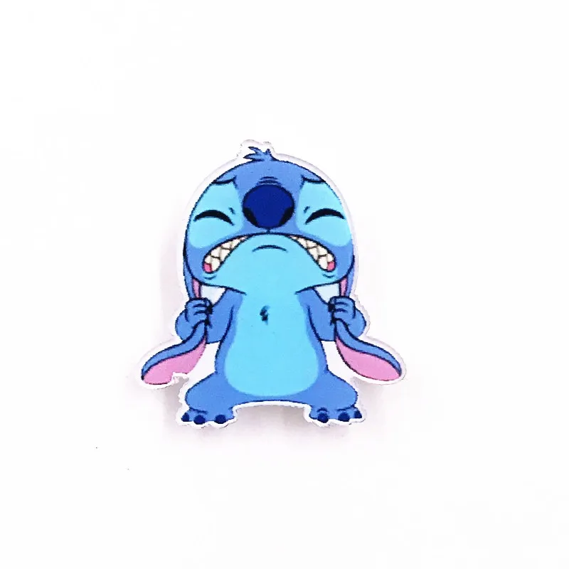 1 шт. Лило и стежок мультипликационный персонаж Брошь маленький монстр мультфильм акриловый значок украшение на детский рюкзак