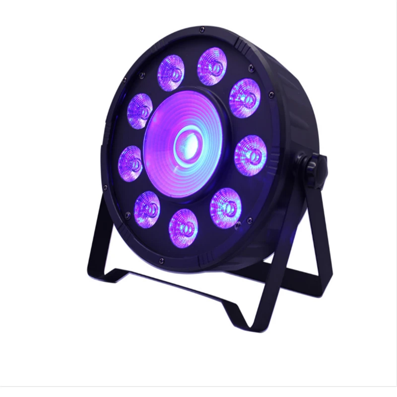 Горячая Распродажа плоский светодиодный прожектор rgbw с пластиковым корпусом DMX512