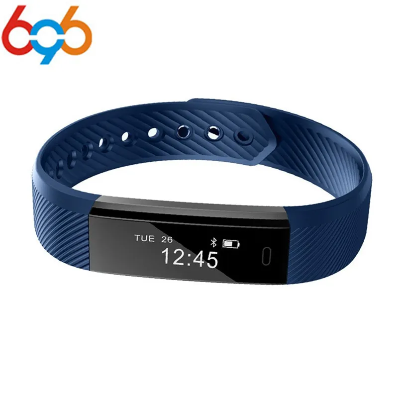 Smart Band ID115 HR Bluetooth браслет монитор сердечного ритма Фитнес трекер Шагомер Браслет