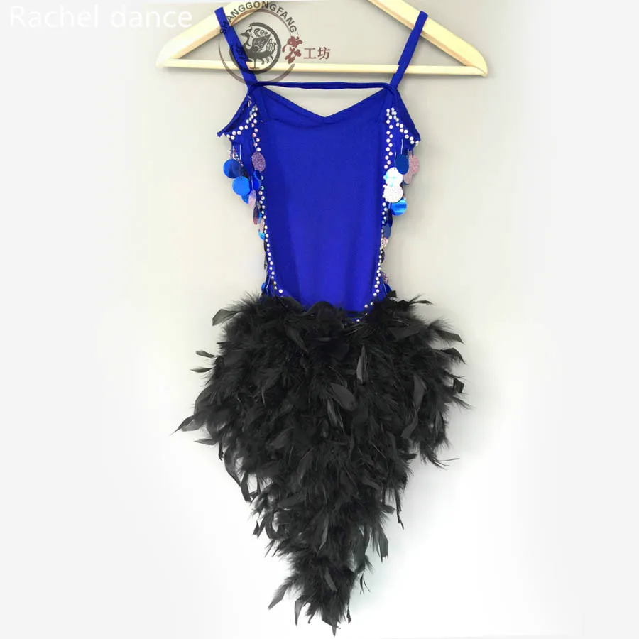 

2017 Fringe Latin Dance Dress Girl Sequined Style Back V-Opening Sleeveless Samba Tango Dance Clothing Tassel Latin Dance Dress