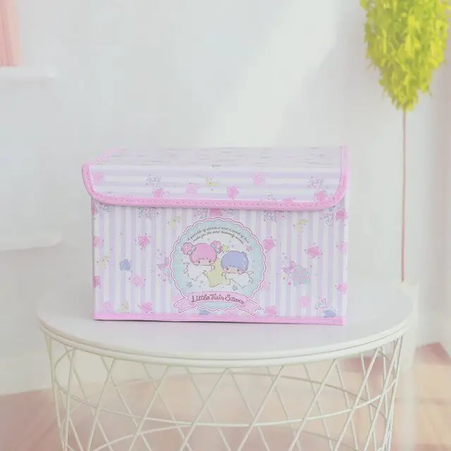 Мультфильм моя мелодия Cinnamoroll маленькая Две звезды косметическая коробка макияж Чехол Складная PU Сумка для хранения Органайзер