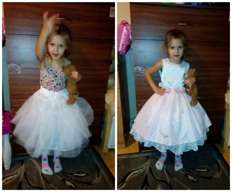 Короткая детская мини юбка пачка с оборками 3 слоя|Нижние юбки| |