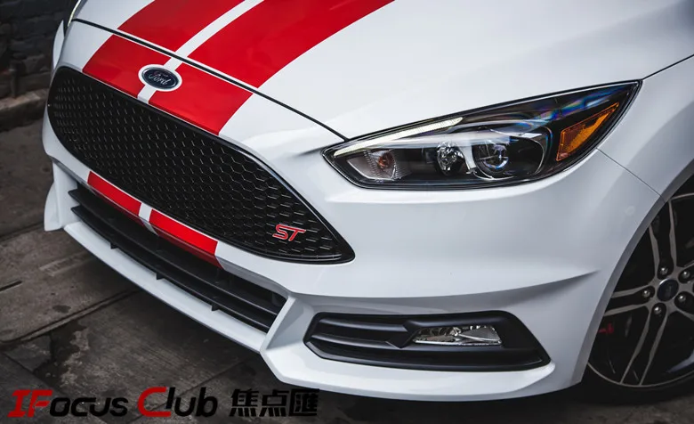 Автомобильный Стильный чехол на головную лампу для Ford Focus ST светодиодный головной светильник s DRL Дневной ходовой светильник Биксеноновые HID аксессуары