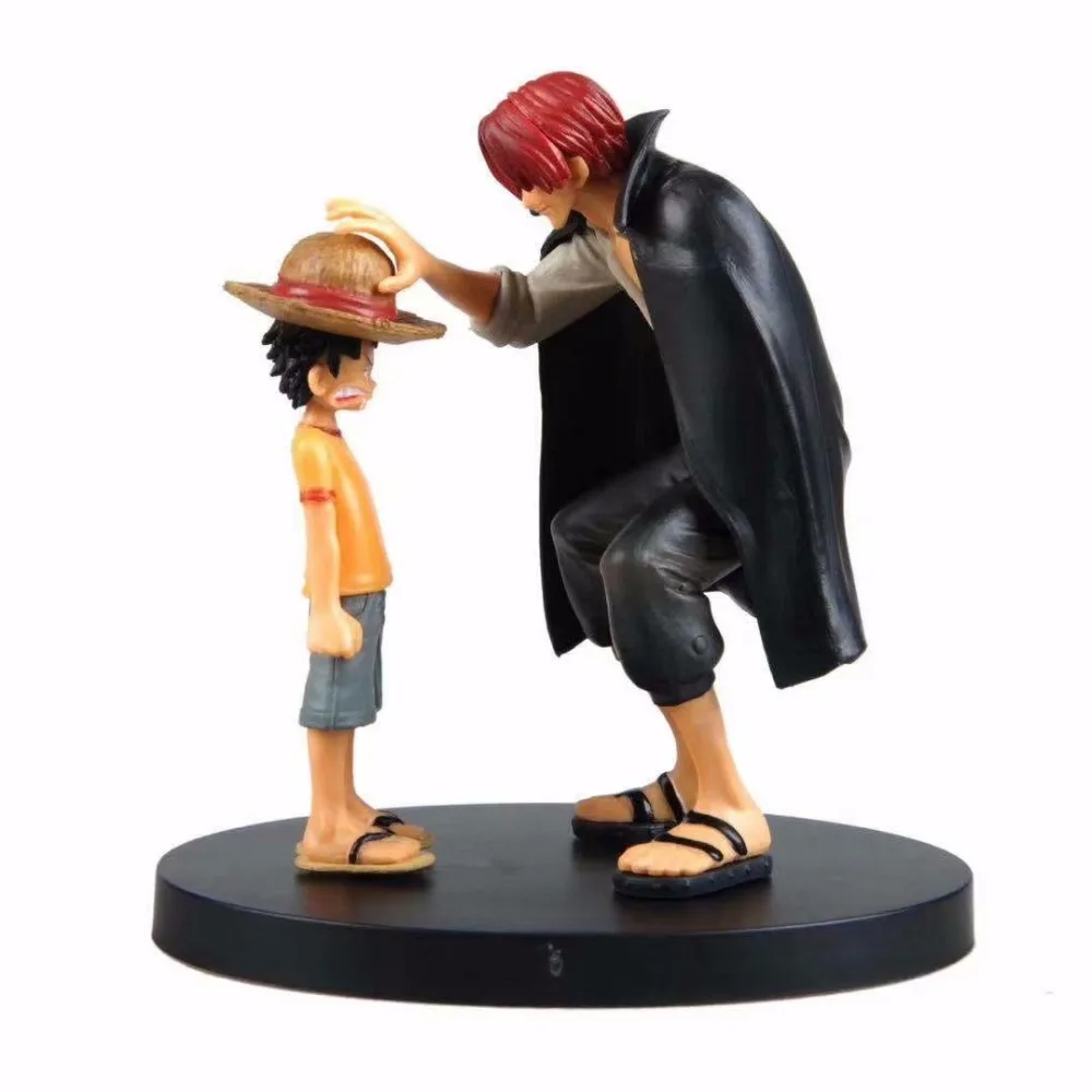Аниме One Piece Экшн фигурки соломенная шляпа Луффи Шанкс красные волосы фигурка