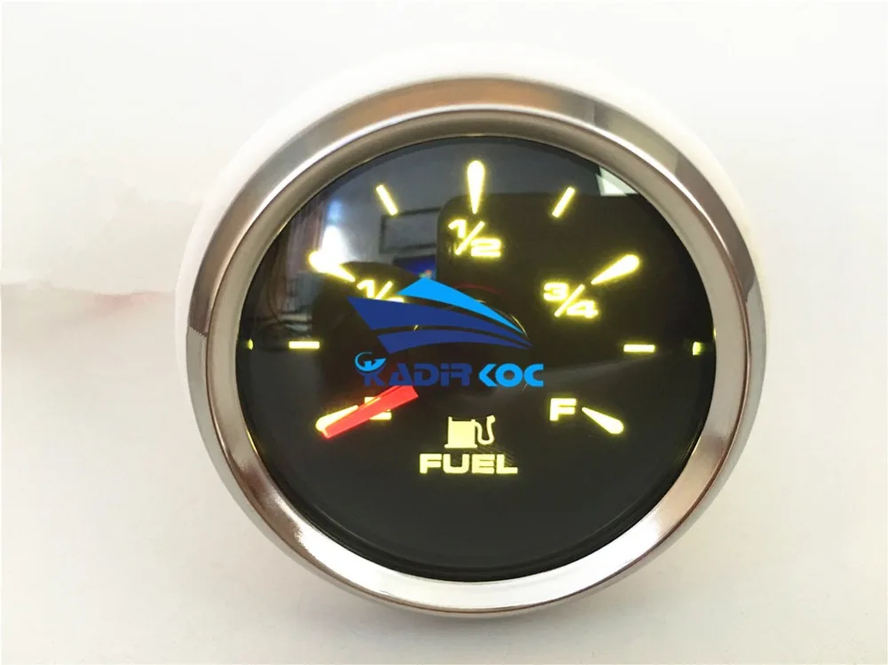 Упаковка из 1 Новое поступление 52 мм датчики уровня топлива 0-190ohm или 240-33ohm 0-180ohm измерители уровня топлива с 8 видами цвета подсветки