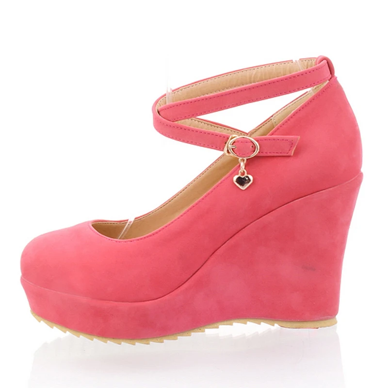 RizaBina/бесплатная доставка Туфли на высокой танкетке пикантная женская обувь