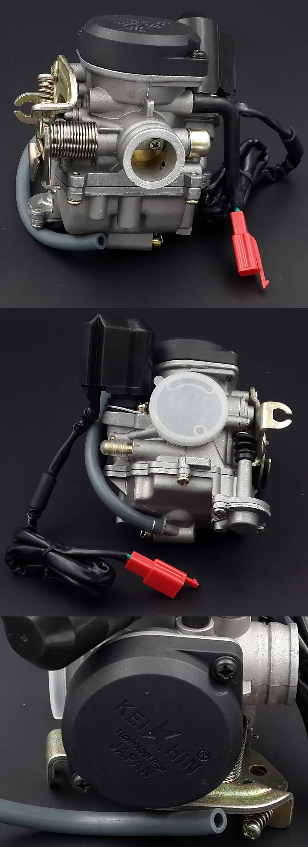 Keihin 20 мм большой диаметр Carb CVK Keihin Карбюратор для китайских GY6 50cc 60cc 80cc 100cc 139QMB 139QMA Скутер мопед ATV Go-Kart