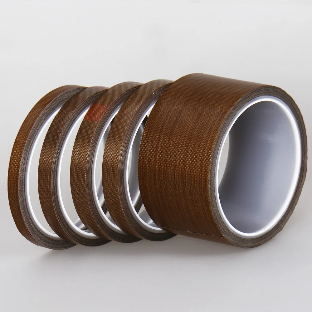 PTFE устойчивая к высокой температуре клейкая ткань изоляция 300 градусов 0,13 мм лента для вакуумной запайки 10 м