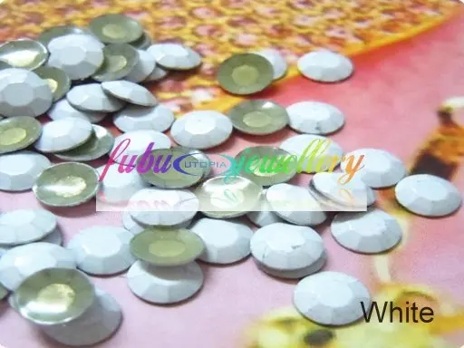 Бесплатная доставка! 7200 шт./лот хорошее качество белый ss10 (3 мм в диаметре)