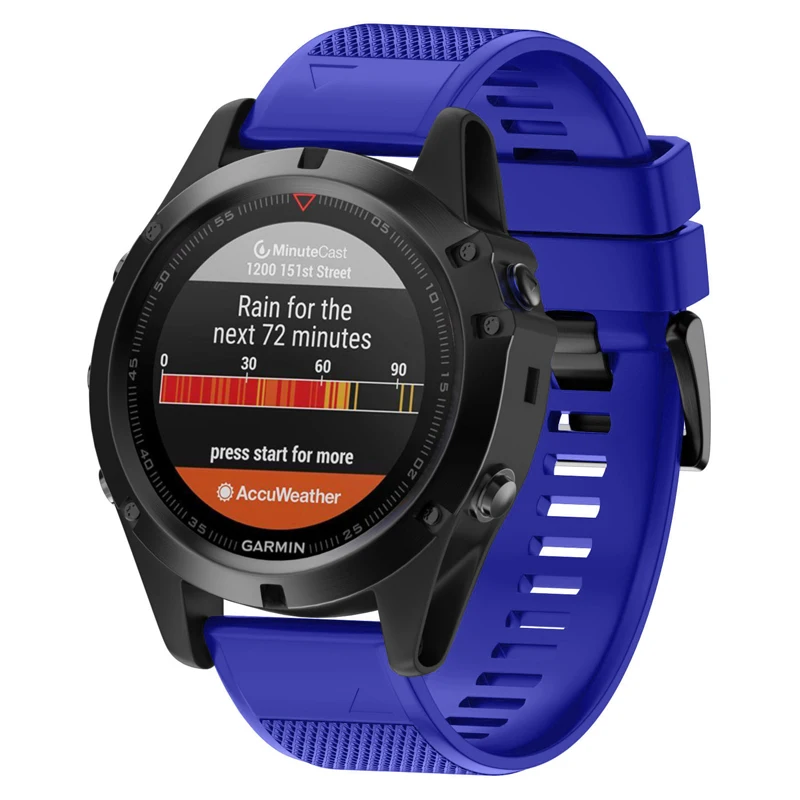 Ремешок для часов 22 мм 26 мм ремешок для часов Garmin Fenix 5 5X Plus 3 3HR ремешок для часов быстросъемный силиконовый ремешок для Forerunner 935 Band