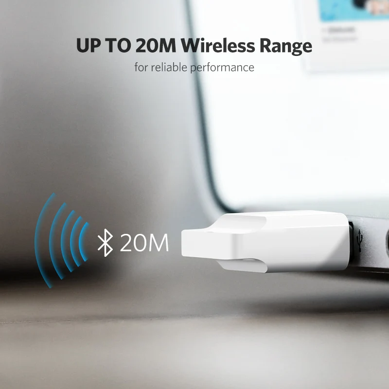 Ugreen USB Bluetooth приемник передатчик 4,0 адаптер ключ aptx Беспроводной наушников ПК музыкальный приемник Bluetooth аудио адаптер