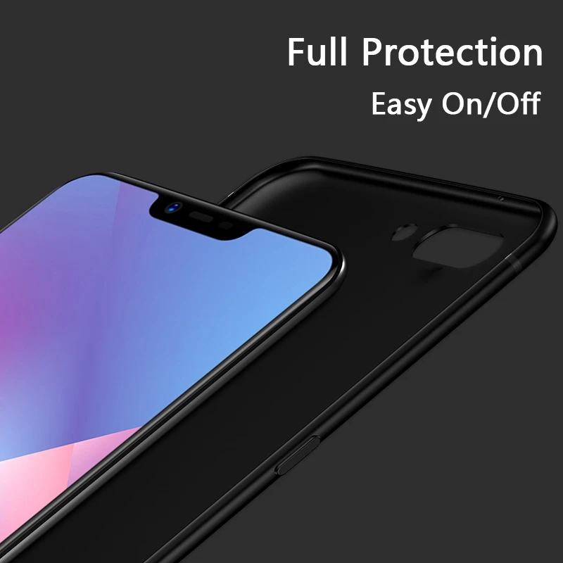 Чехол UPaitou для OPPO A7 A7X A5 A5S AX5S AX5 A3S A3 A1 AX7 Pro мягкий силиконовый Матовый ультратонкий