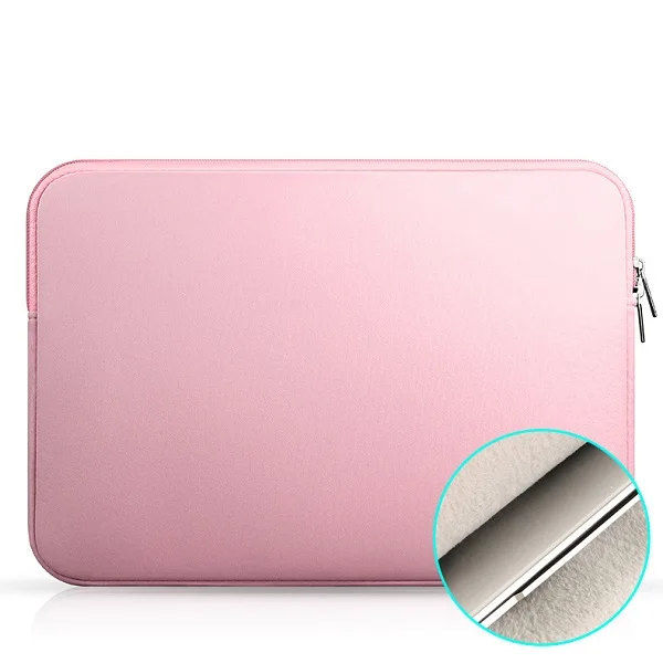 Pink Velvet Сумка для ноутбука Macbook Air Pro 13 Чехол для ноутбука компьютера планшета ПК 11 14 15 дюймов для Dell hp lenovo мягкий светильник - Цвет: Pink Velvet