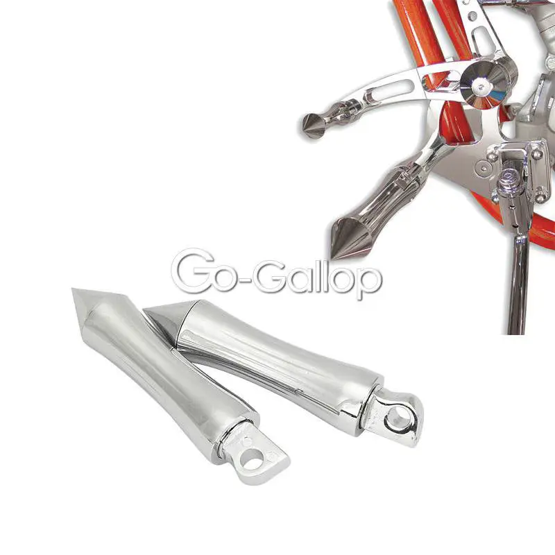 6 &quotхромированные пиратские шипы Алюминиевые Подножки мотоцикла для Harley Davidson |