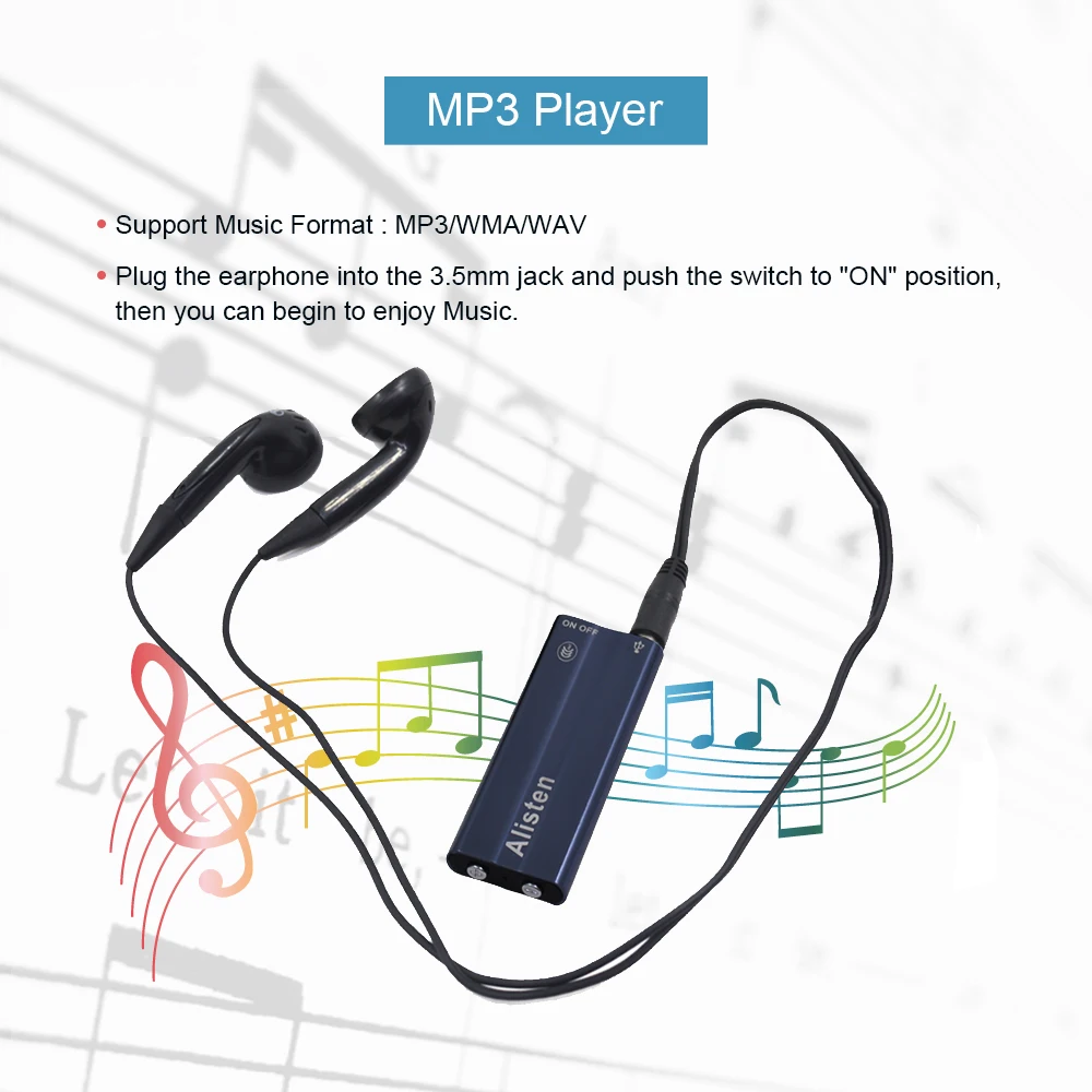 CHIPAL мини-клип 8 ГБ Цифровой диктофон USB голосовой активированный цифровой аудио запись MP3-плеер OTG кабель Android телефон