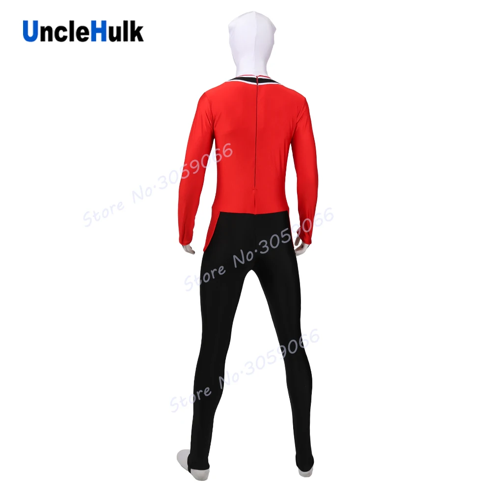 Самурайский костюм зентай из лайкры Shinken Red Ranger | UncleHulk