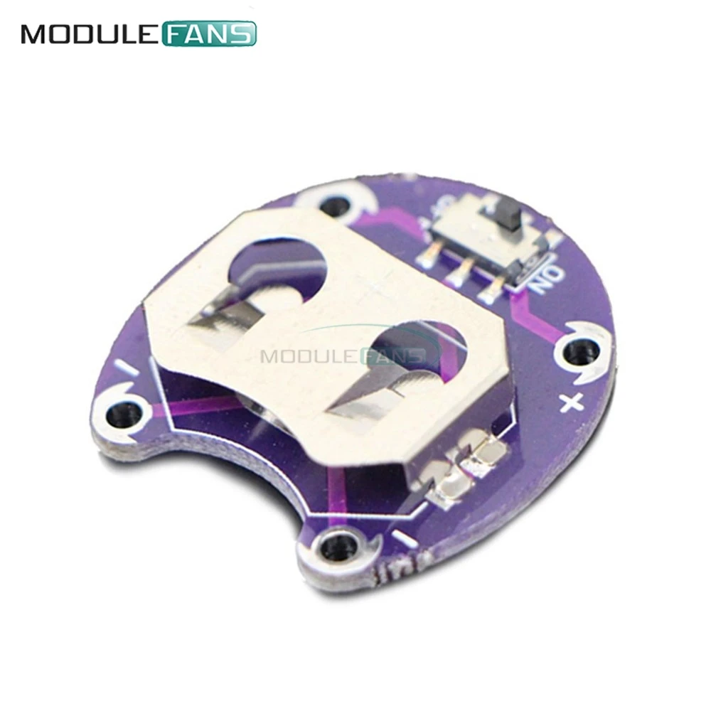 Держатель для аккумулятора LilyPad CR2032 электронный Компактный слайдер Arduino