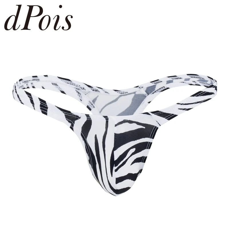 Мужские Трусы стринги Zebra с Т образной задней частью нижнее белье мужские