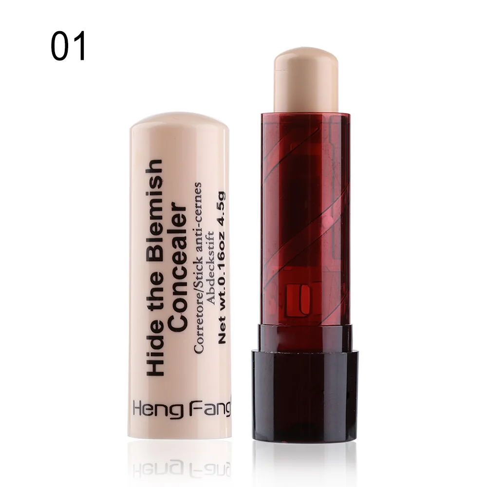 04 Concealers Stick 1 шт., водостойкая основа для осветления, Солнцезащитный блок, стойкая отбеливающая основа для лица, BB крем, матовый консилер, инструменты для макияжа - Цвет: 04 Concealers Stick